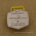 Benutzerdefinierte Metall Schule Fußball Medaille mit Schule Logo